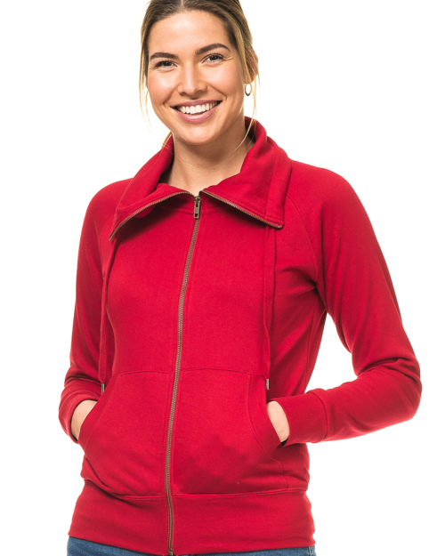 ST724 Lady Zip Sweat