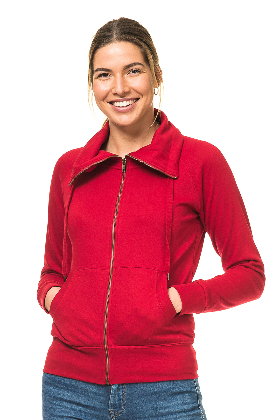 ST724 Lady Zip Sweat
